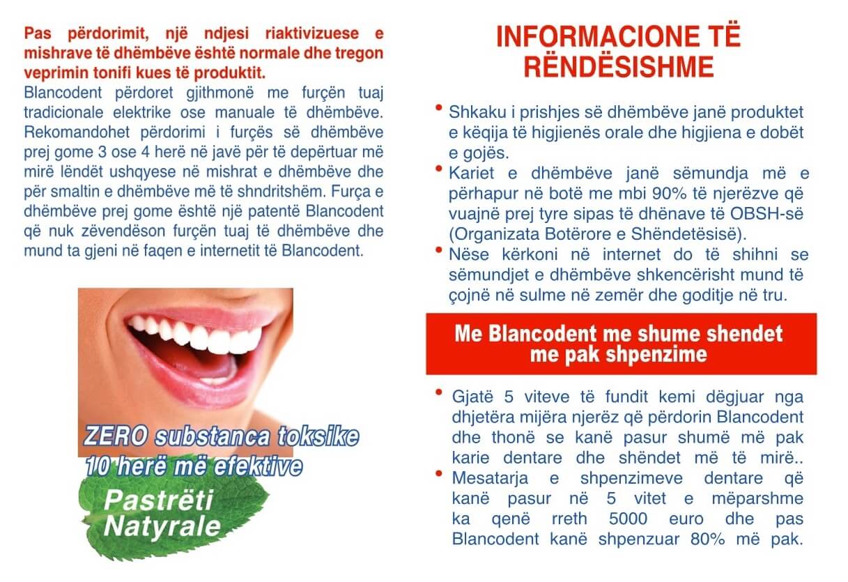 pag13 blancodent albania dentifricio in polvere